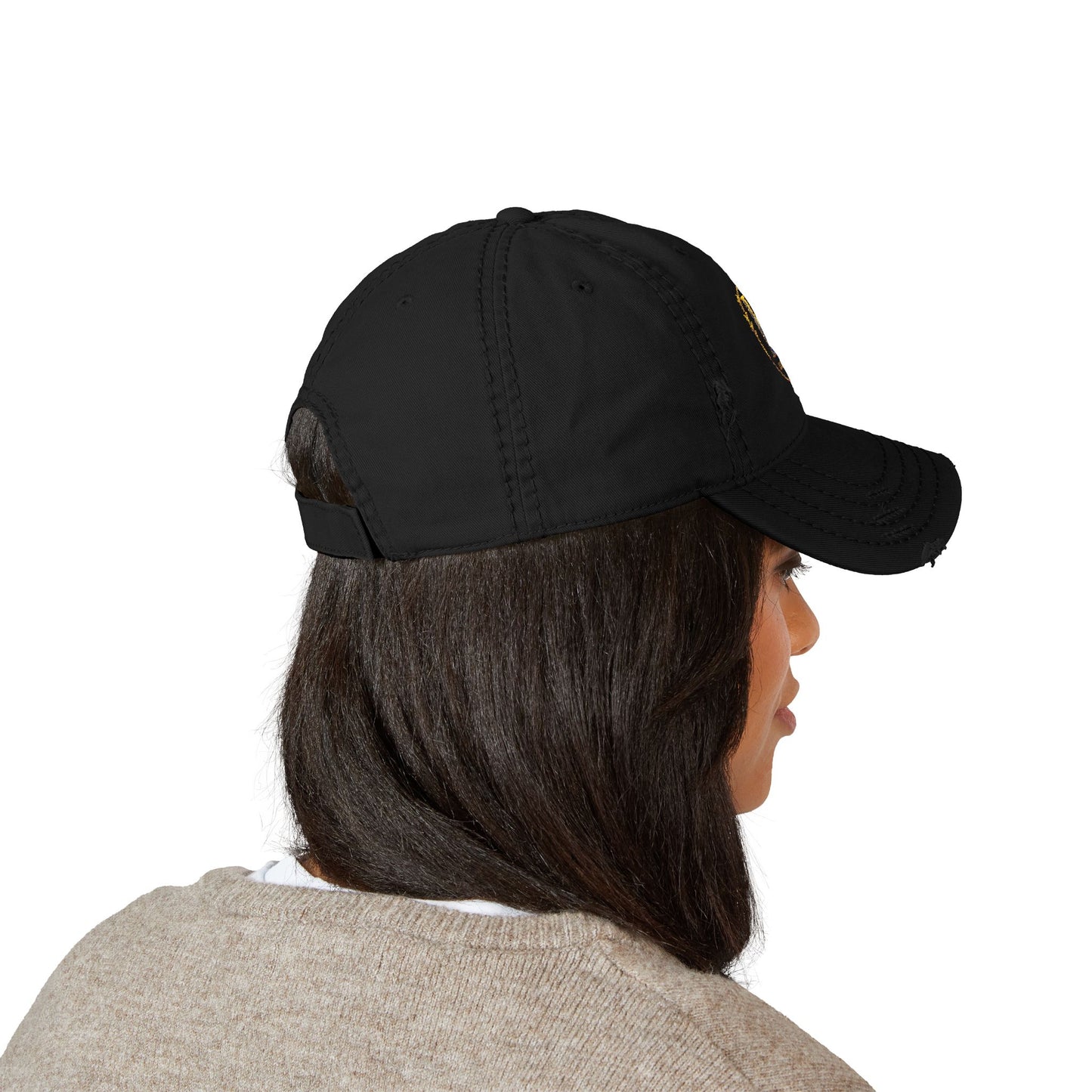 Leiriosa Embroidered Dad Hat - Monogram 'L' Vintage Baseball Cap