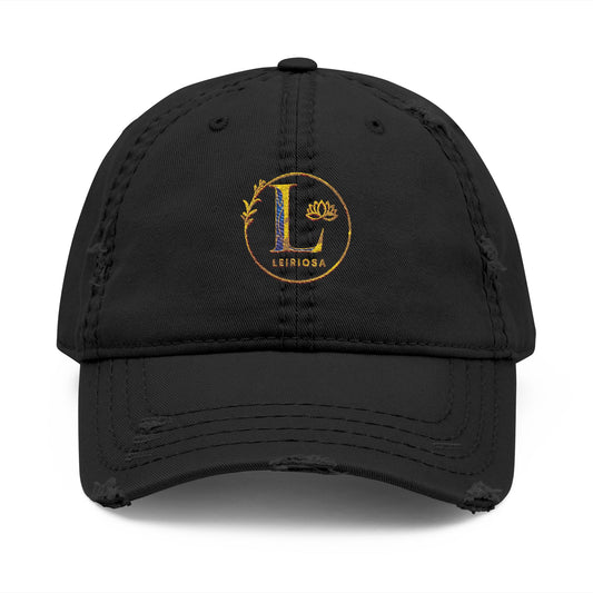 Leiriosa Embroidered Dad Hat - Monogram 'L' Vintage Baseball Cap