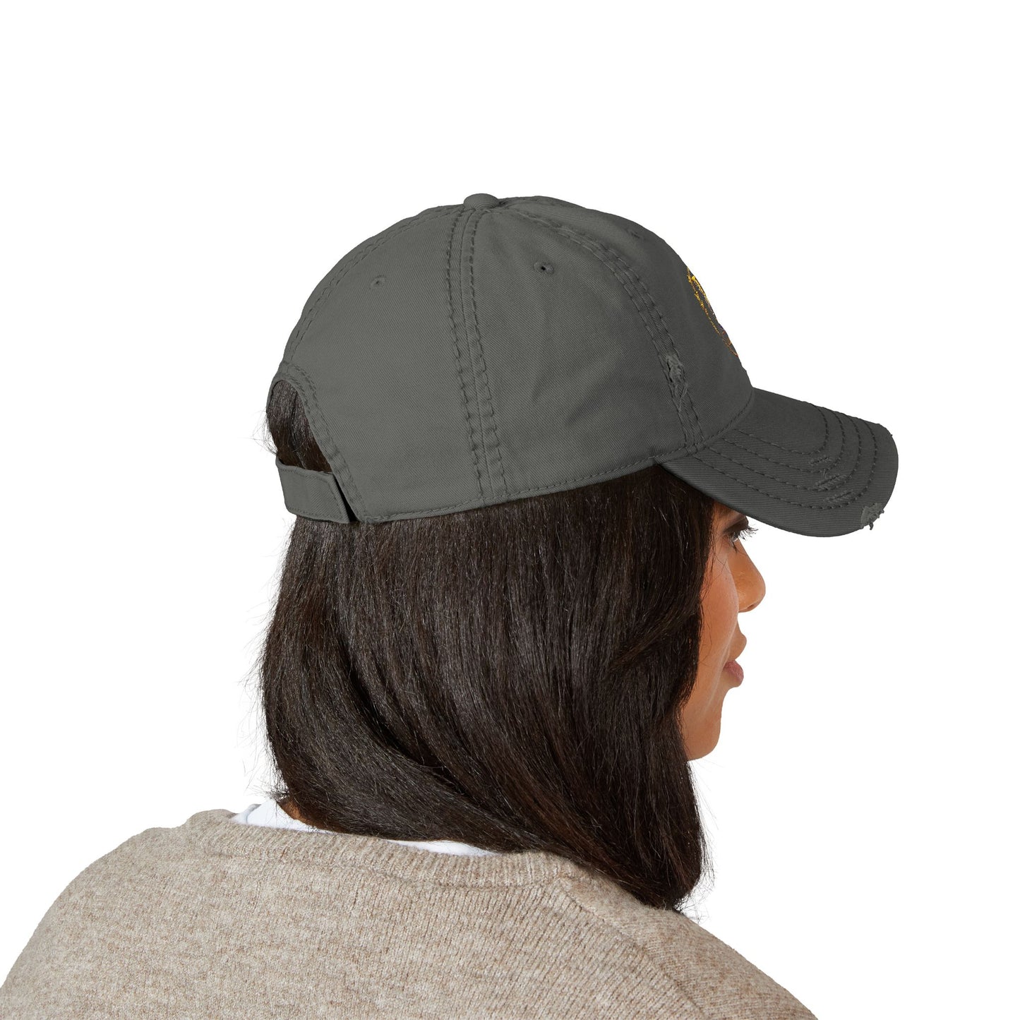 Leiriosa Embroidered Dad Hat - Monogram 'L' Vintage Baseball Cap